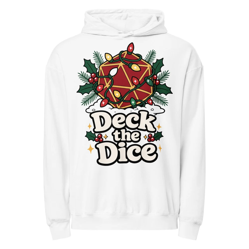 Deck the Dice – Big Front Print Hoodie
