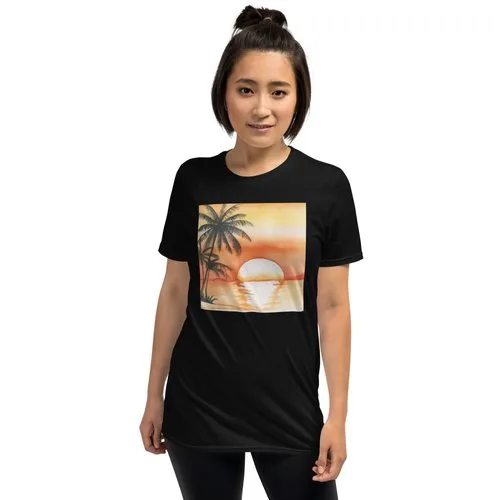 Sunrise - Unisex Soft Black T